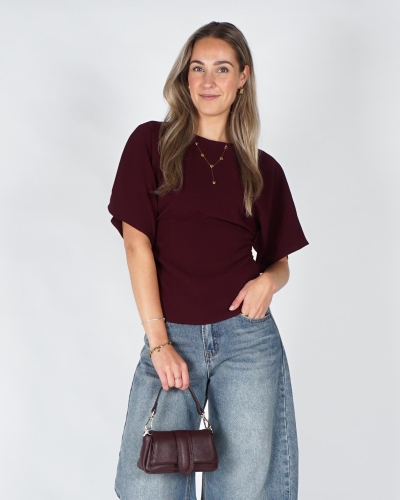 Neo Noir 170119-182 MIRIEL DRAPE BLOUSE