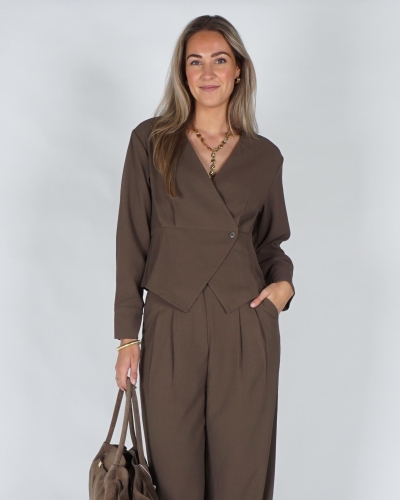 Neo Noir 166171-176 RELINE CREPE BLOUSE