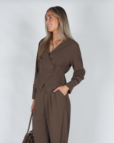 Neo Noir 166171-176 RELINE CREPE BLOUSE