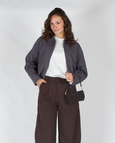 Gossip YM1041 BALLON CHECK JACKET