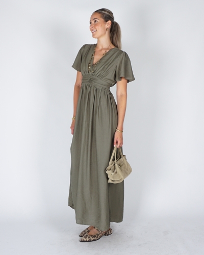 Gossip ZP978 MAXI JURK V-HALS