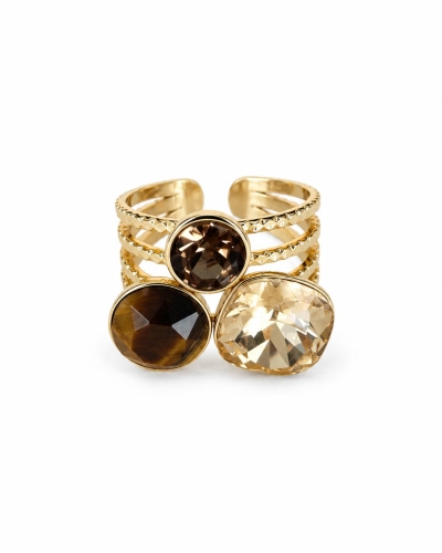 Gossip the Label JZ-1050 DRIE STENEN RING